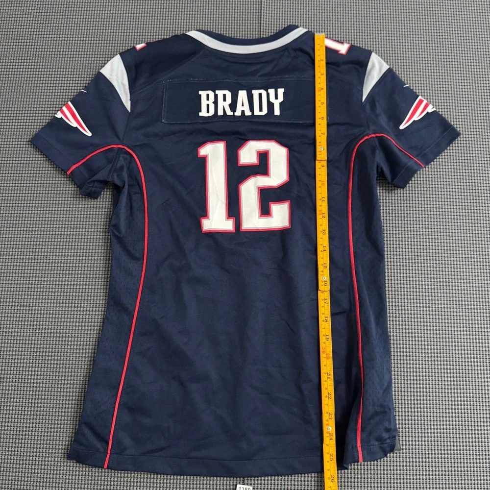 Nike Tom Brady Patriots 12 On Field Jersey Navy Womens Small